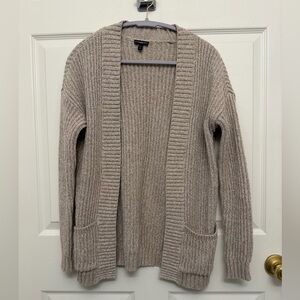 Women’s Express Beige Cardigan Sweater